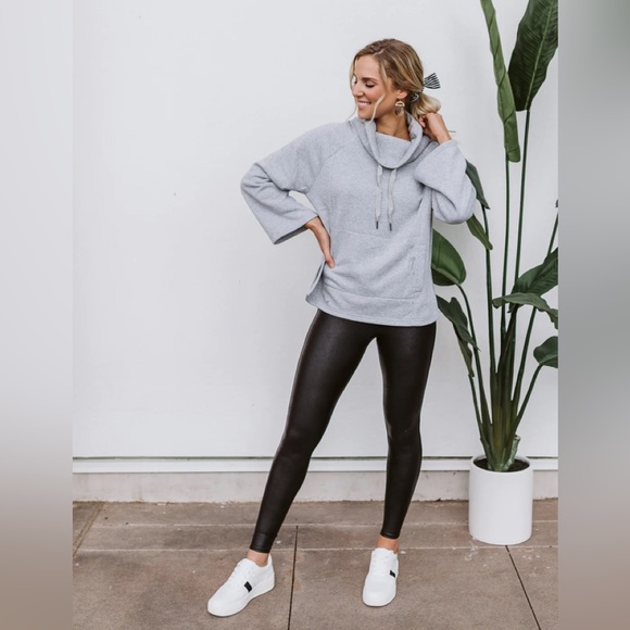 Spanx black Faux Leather high waisted leggings - Picture 4 of 7